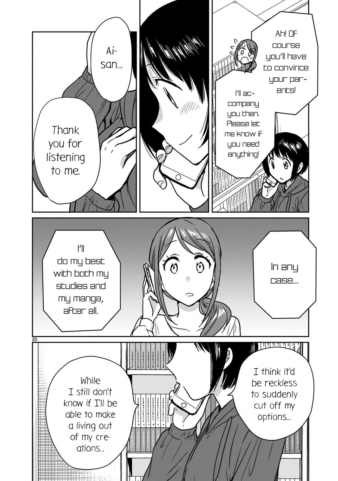Kami eshi JK to OL fujoshi Chapter 16 page 20 - Chapter 16