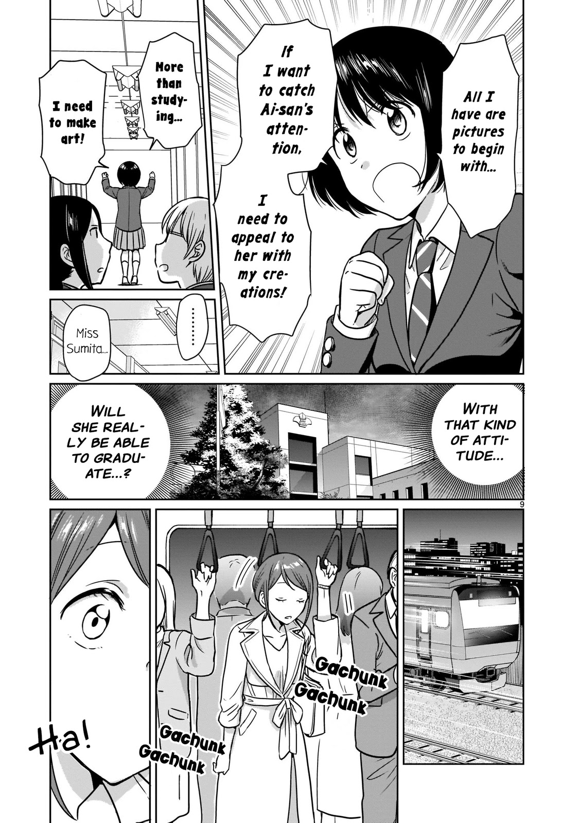 Kami eshi JK to OL fujoshi Chapter 16 page 9 - Chapter 16