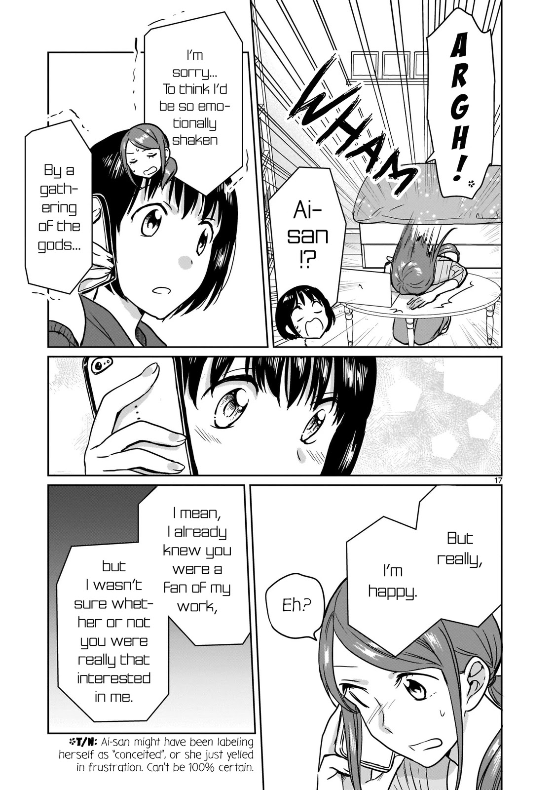 Kami eshi JK to OL fujoshi Chapter 17 page 17 - Chapter 17