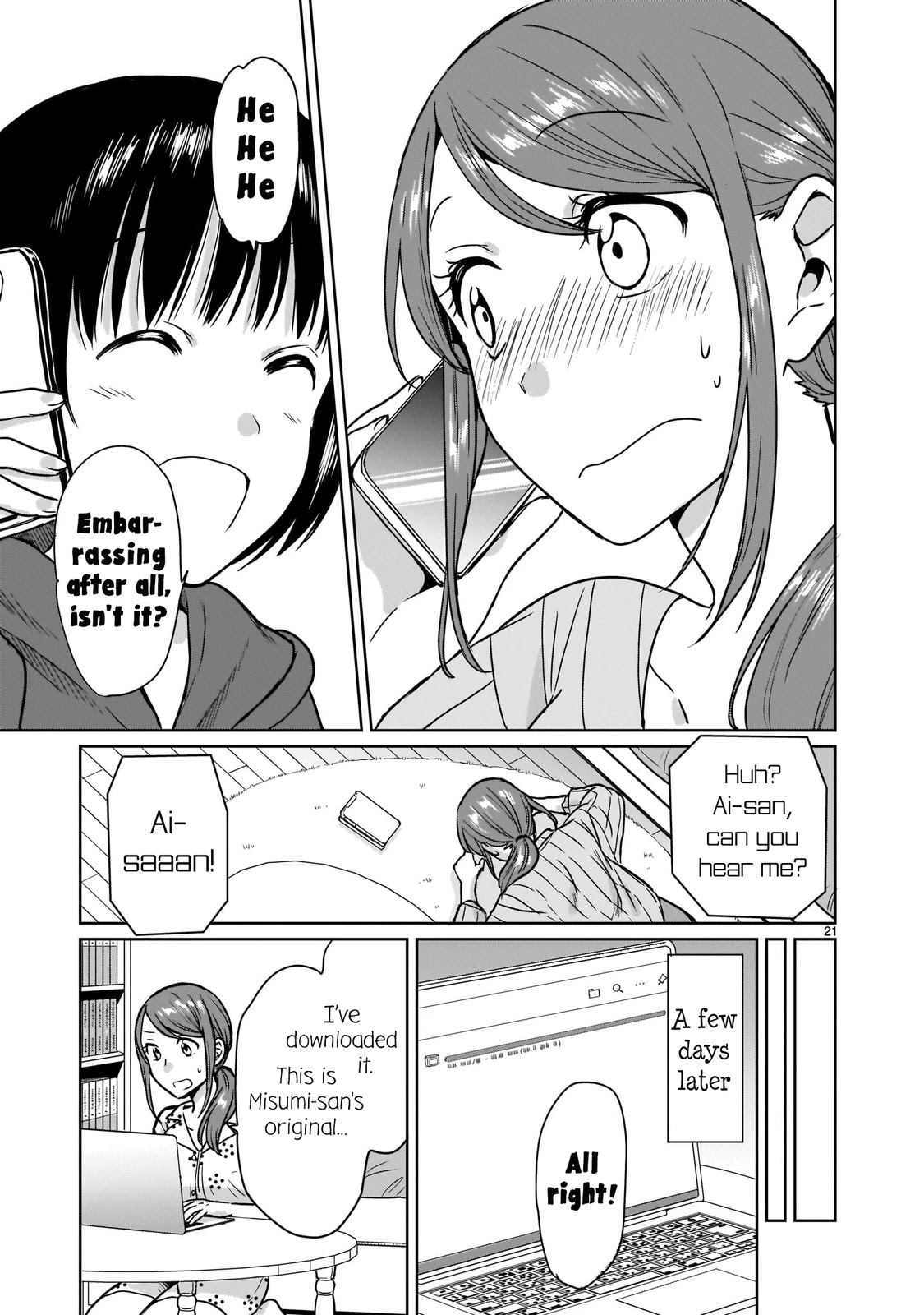 Kami eshi JK to OL fujoshi Chapter 17 page 21 - Chapter 17