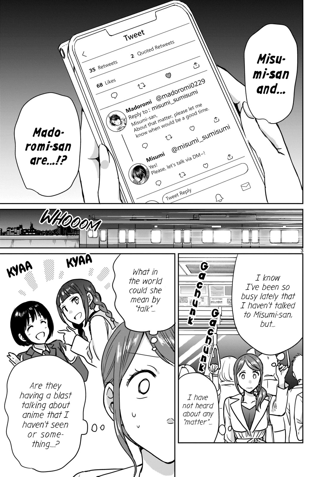 Kami eshi JK to OL fujoshi Chapter 17 page 3 - Chapter 17