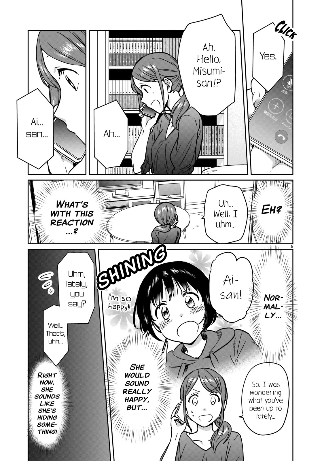 Kami eshi JK to OL fujoshi Chapter 17 page 5 - Chapter 17