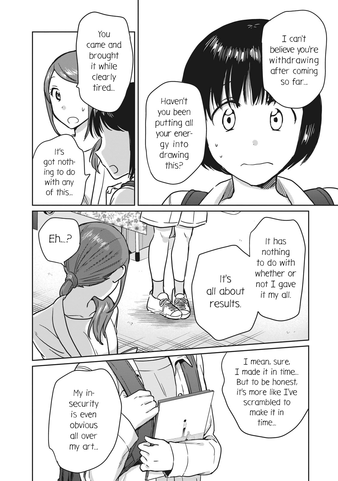 Kami eshi JK to OL fujoshi Chapter 18 page 10 - Chapter 18: I was so hopeless that the tears... just wouldn't stop flowing.