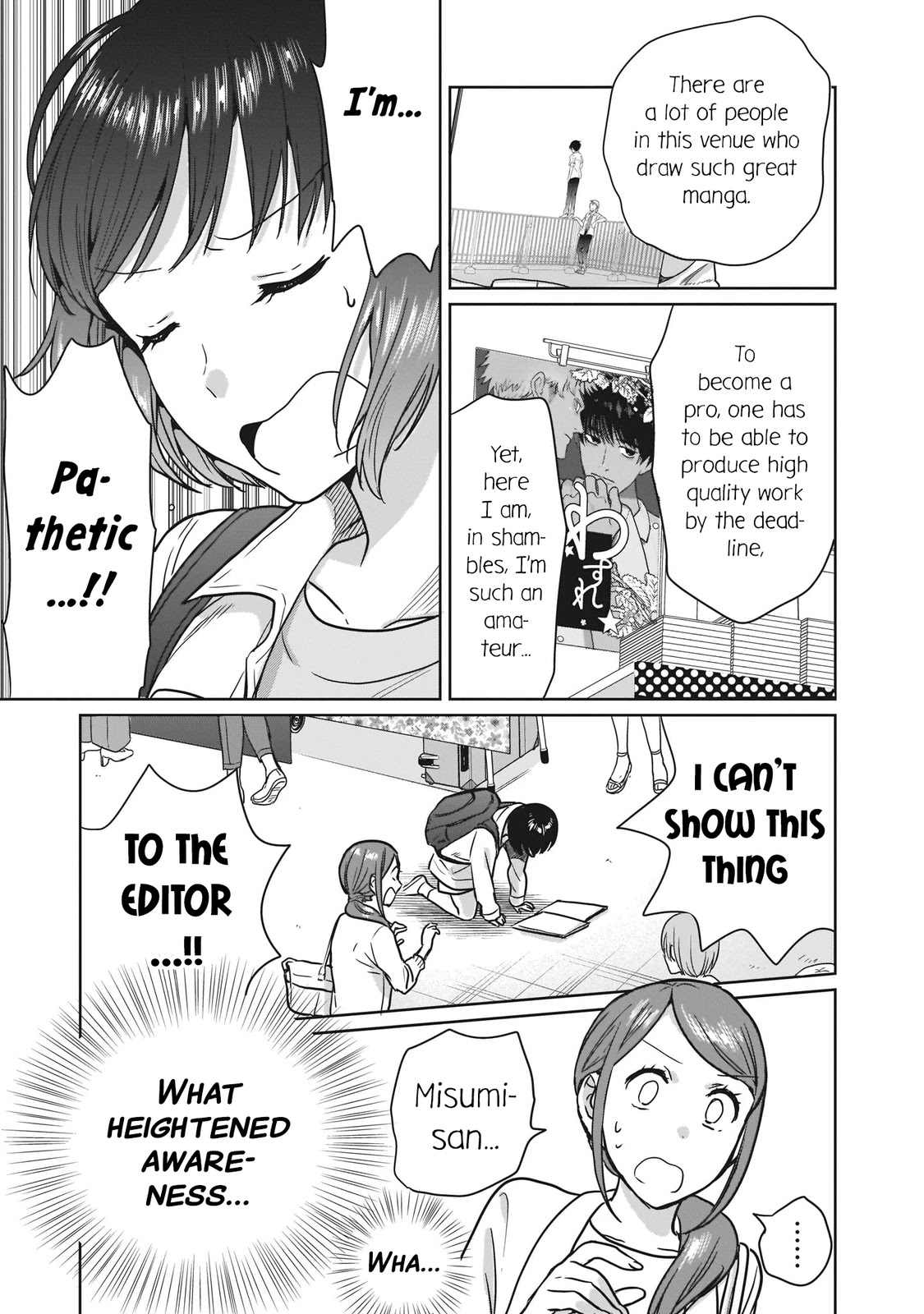 Kami eshi JK to OL fujoshi Chapter 18 page 11 - Chapter 18: I was so hopeless that the tears... just wouldn't stop flowing.