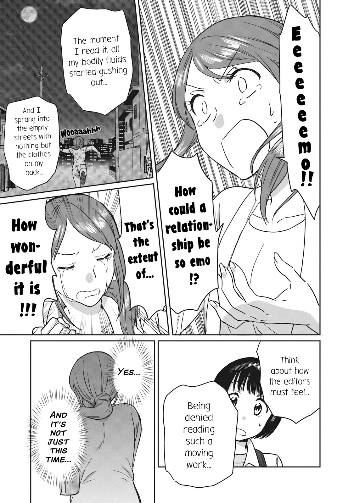Kami eshi JK to OL fujoshi Chapter 18 page 15 - Chapter 18: I was so hopeless that the tears... just wouldn't stop flowing.