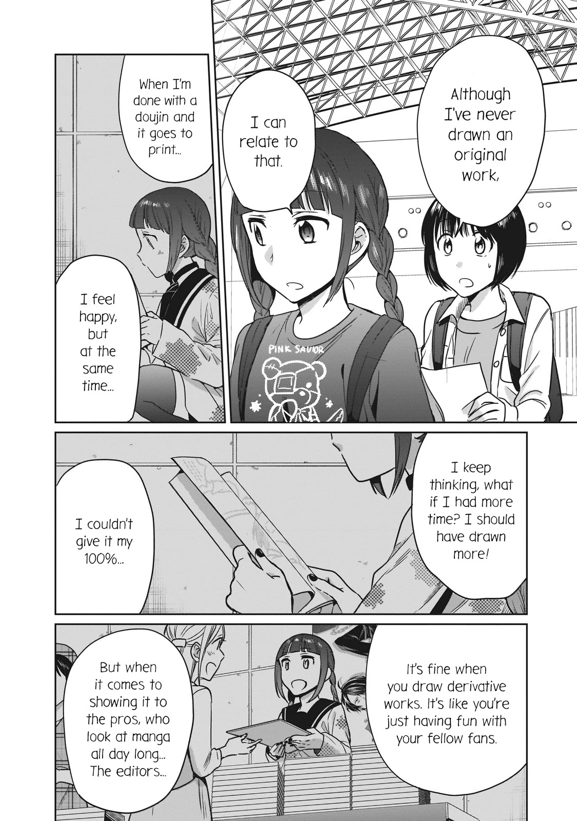 Kami eshi JK to OL fujoshi Chapter 18 page 18 - Chapter 18: I was so hopeless that the tears... just wouldn't stop flowing.