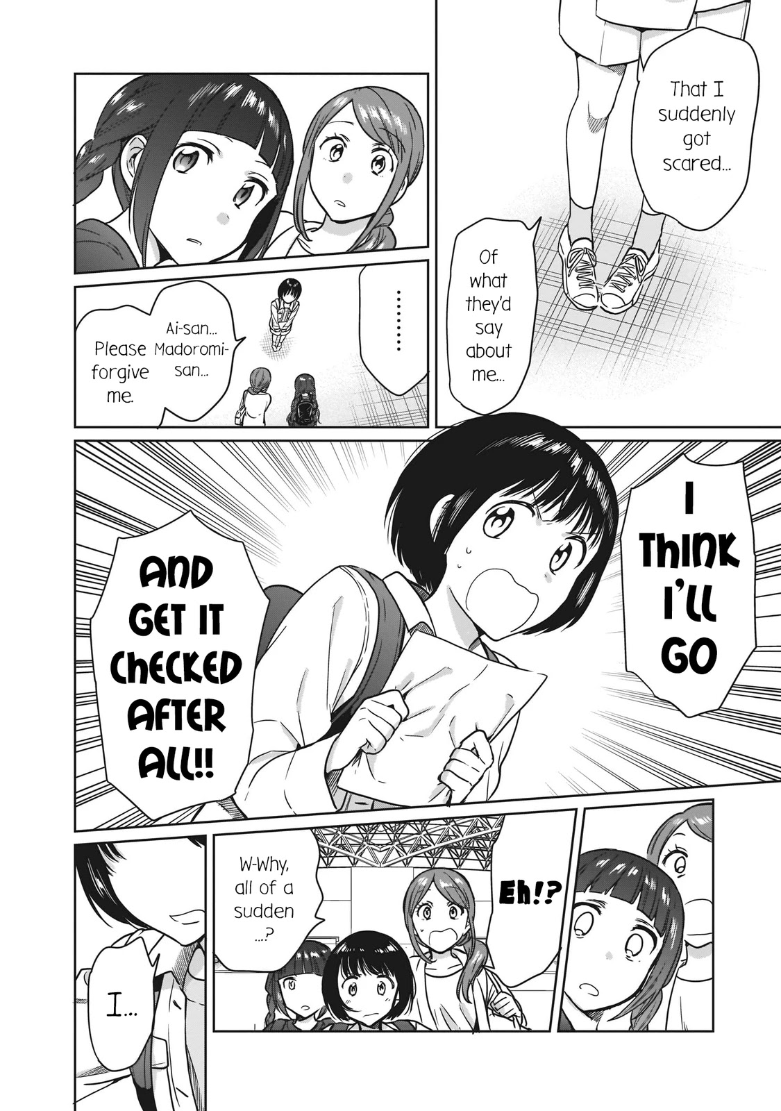 Kami eshi JK to OL fujoshi Chapter 18 page 20 - Chapter 18: I was so hopeless that the tears... just wouldn't stop flowing.