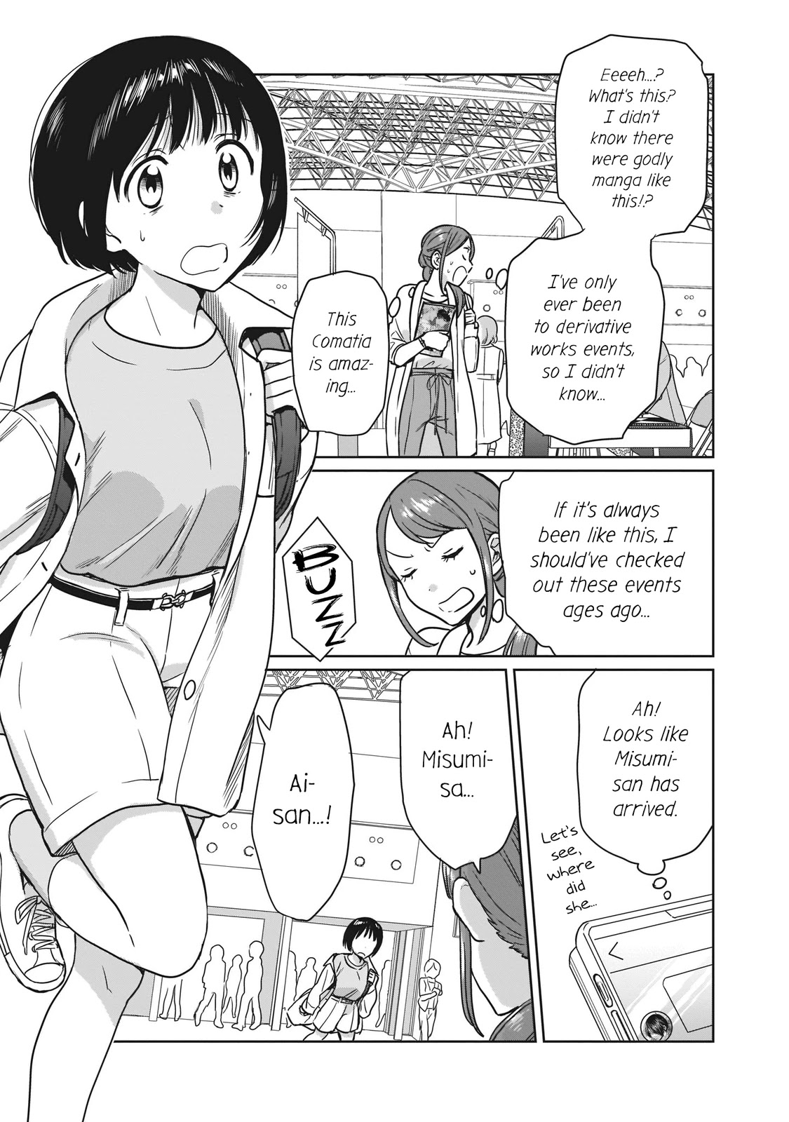 Kami eshi JK to OL fujoshi Chapter 18 page 5 - Chapter 18: I was so hopeless that the tears... just wouldn't stop flowing.
