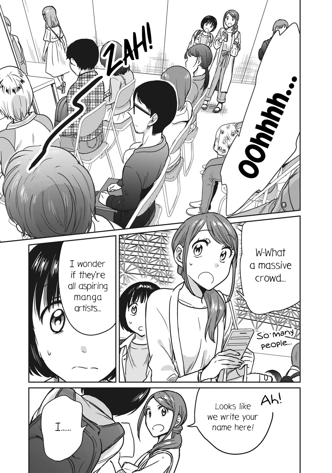 Kami eshi JK to OL fujoshi Chapter 18 page 7 - Chapter 18: I was so hopeless that the tears... just wouldn't stop flowing.