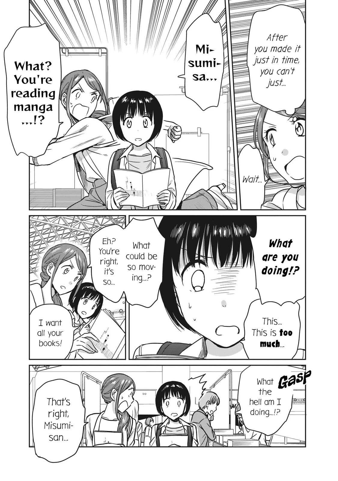 Kami eshi JK to OL fujoshi Chapter 18 page 9 - Chapter 18: I was so hopeless that the tears... just wouldn't stop flowing.