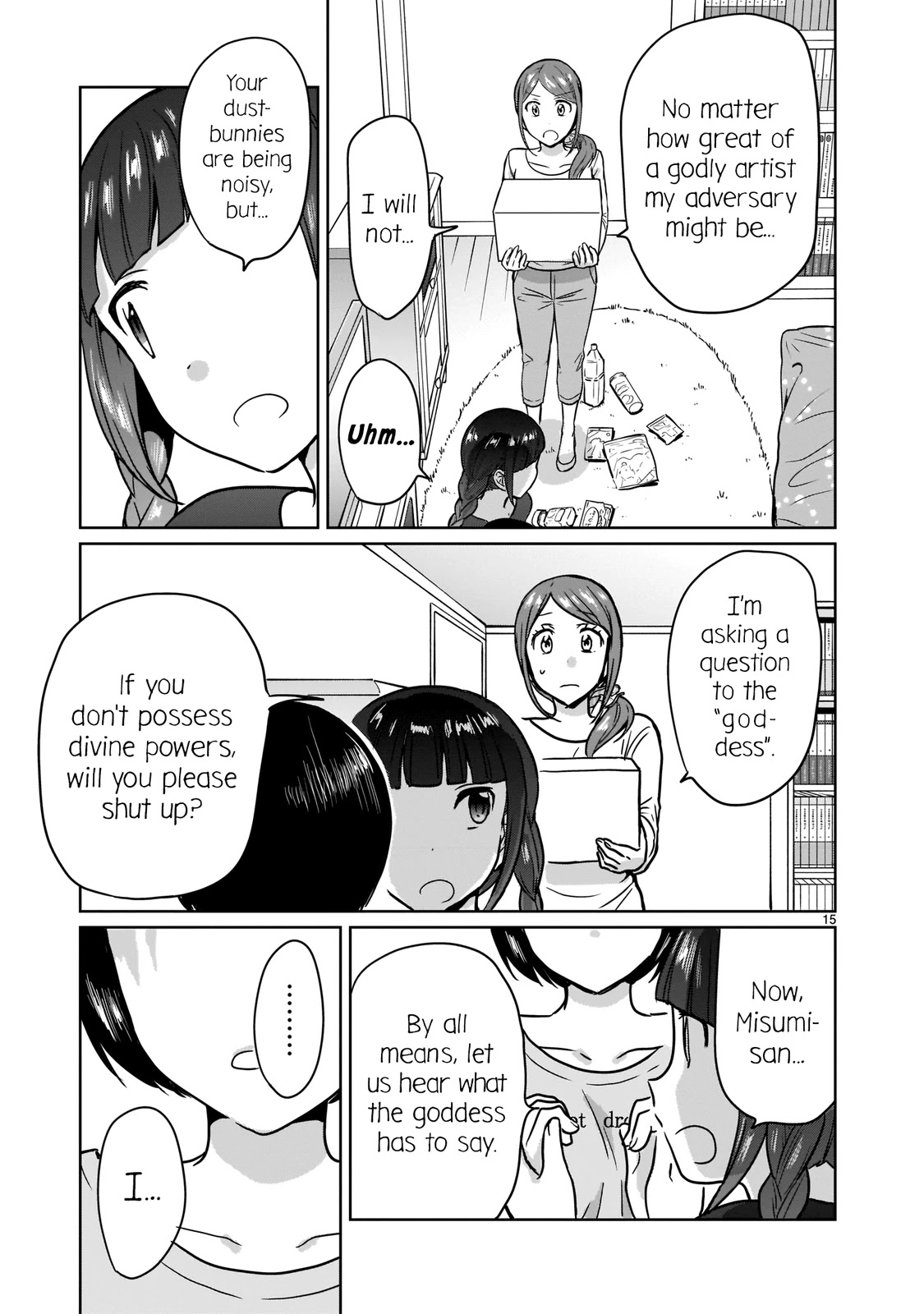 Kami eshi JK to OL fujoshi Chapter 19 page 15 - Chapter 19: I've decided to resist the fujoshi in my brain and fight against the gods!