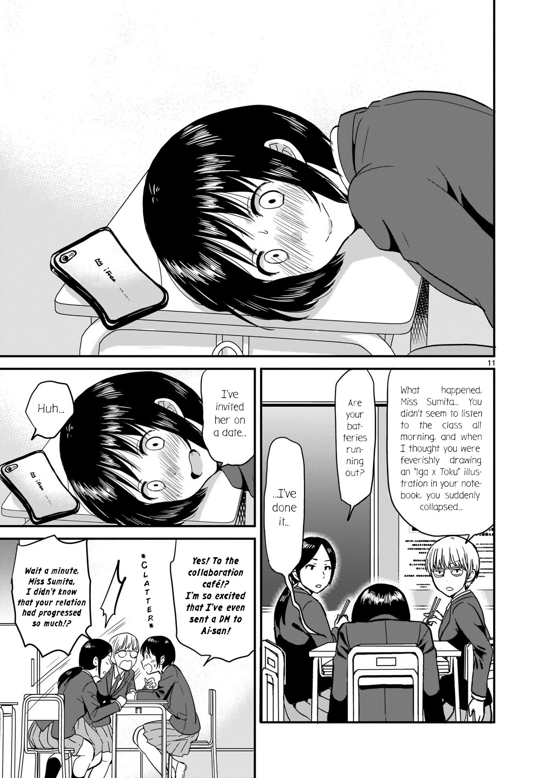 Kami eshi JK to OL fujoshi Chapter 2 page 11 - Chapter 2: Think a romantic relationship with a goddess will work?