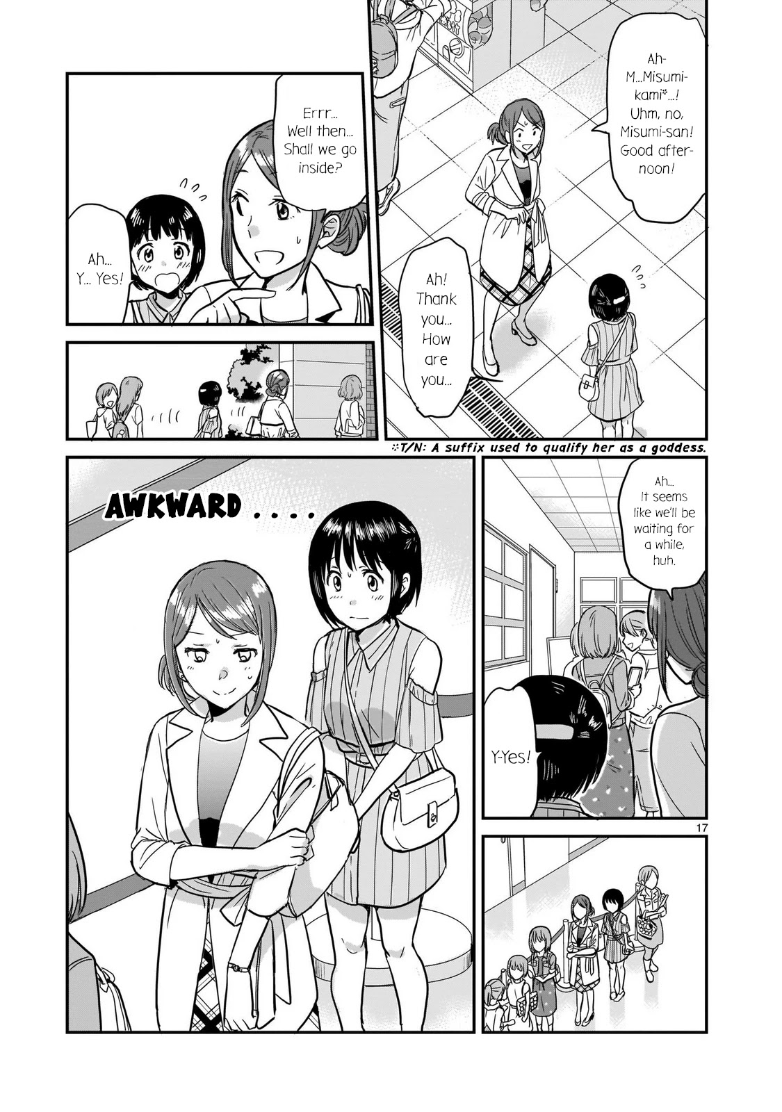Kami eshi JK to OL fujoshi Chapter 2 page 17 - Chapter 2: Think a romantic relationship with a goddess will work?