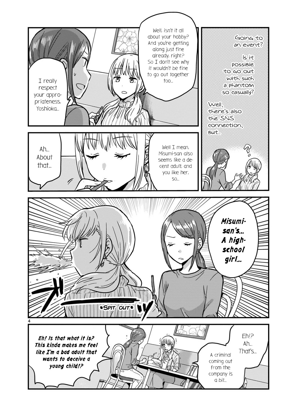Kami eshi JK to OL fujoshi Chapter 2 page 4 - Chapter 2: Think a romantic relationship with a goddess will work?