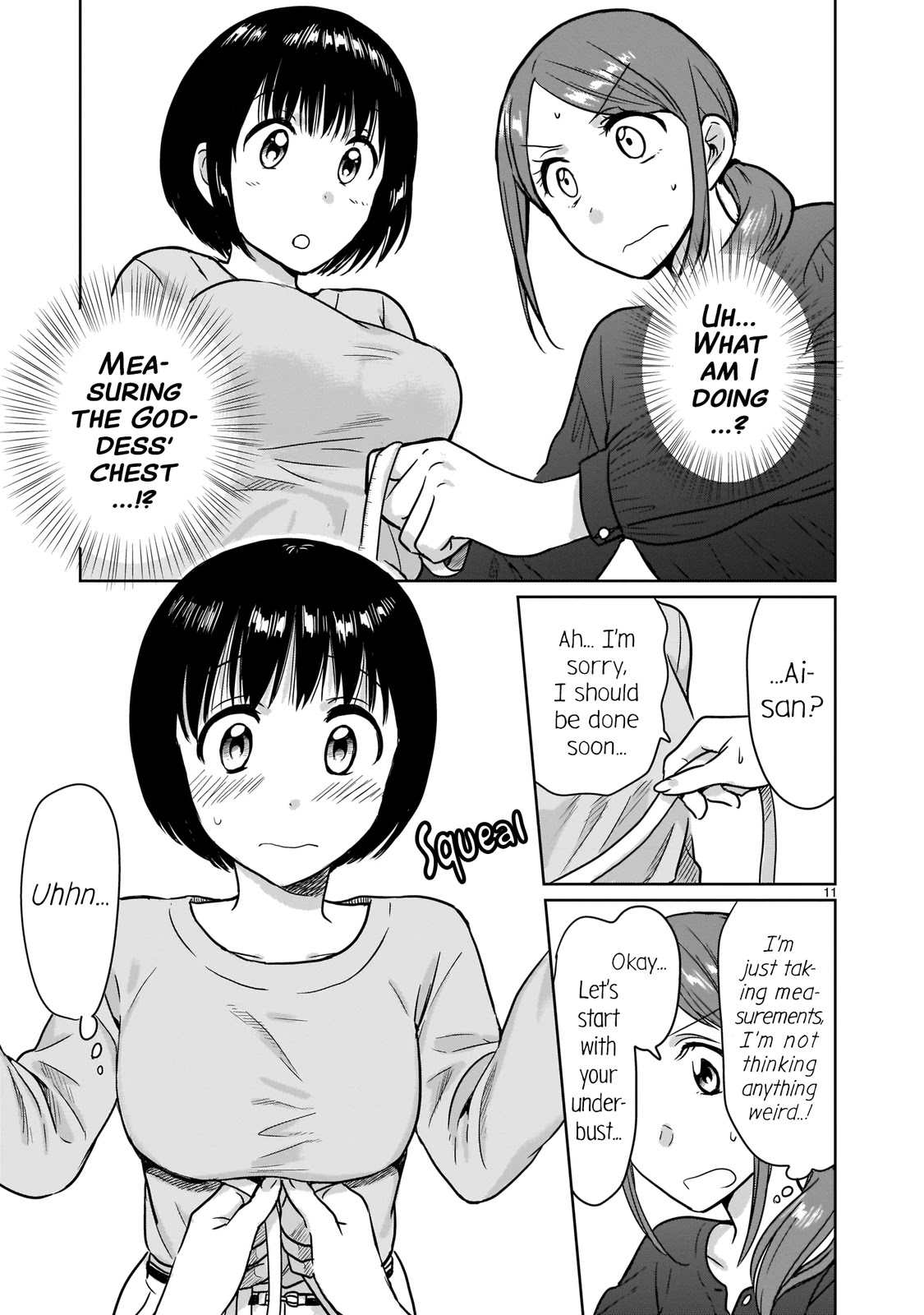 Kami eshi JK to OL fujoshi Chapter 20 page 11 - Chapter 20: And yet, you are making this adult’s heart go wild...
