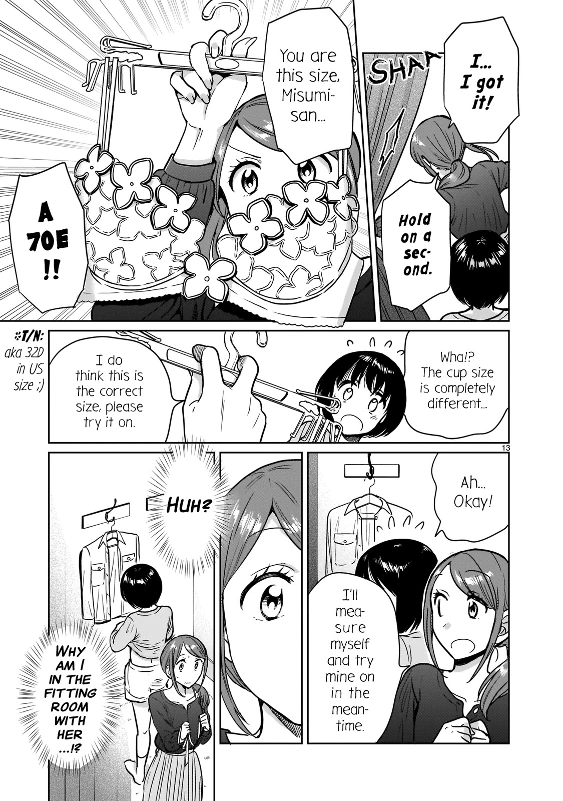 Kami eshi JK to OL fujoshi Chapter 20 page 13 - Chapter 20: And yet, you are making this adult’s heart go wild...