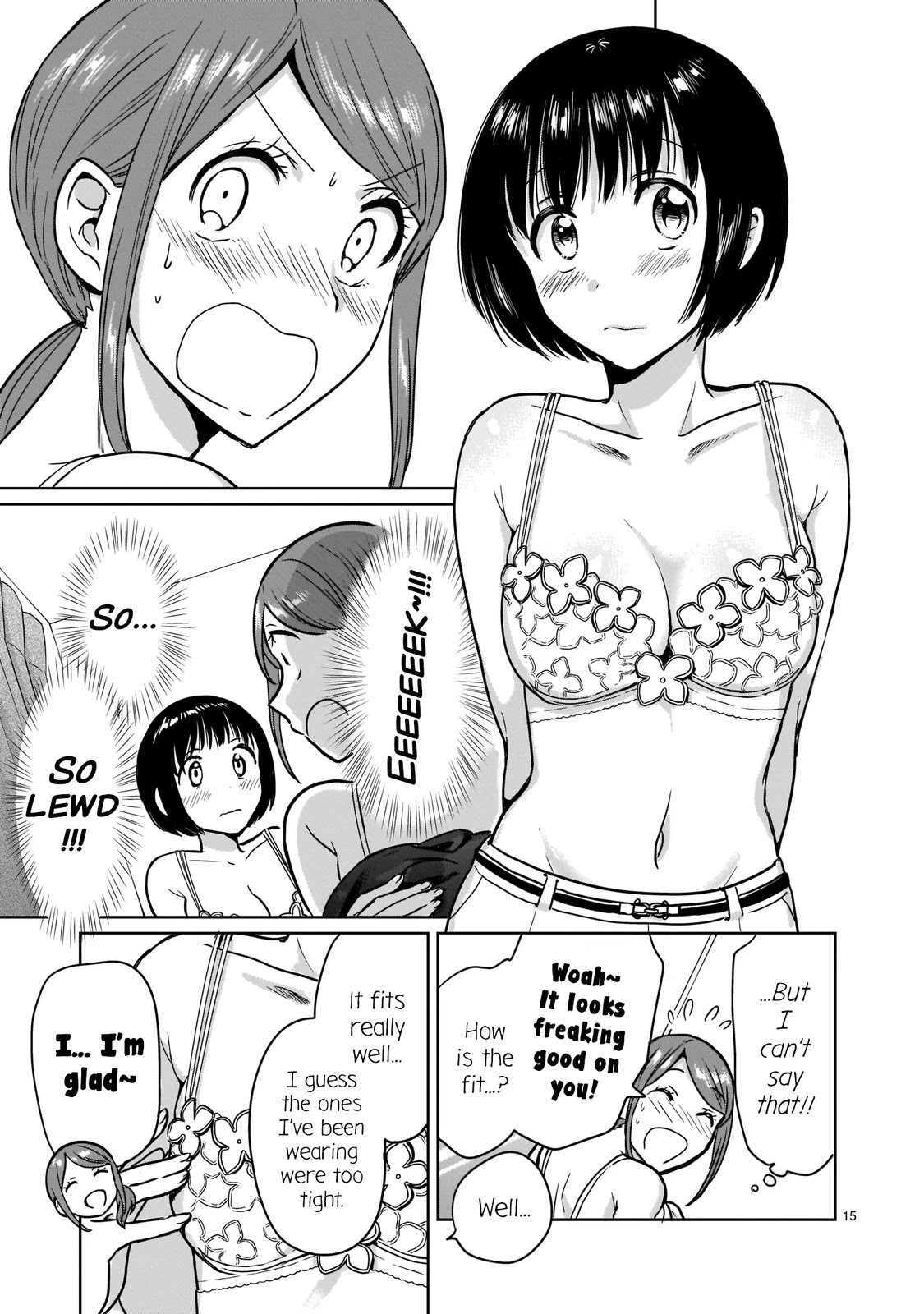 Kami eshi JK to OL fujoshi Chapter 20 page 15 - Chapter 20: And yet, you are making this adult’s heart go wild...