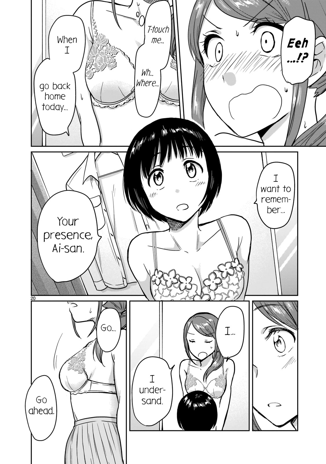 Kami eshi JK to OL fujoshi Chapter 20 page 20 - Chapter 20: And yet, you are making this adult’s heart go wild...