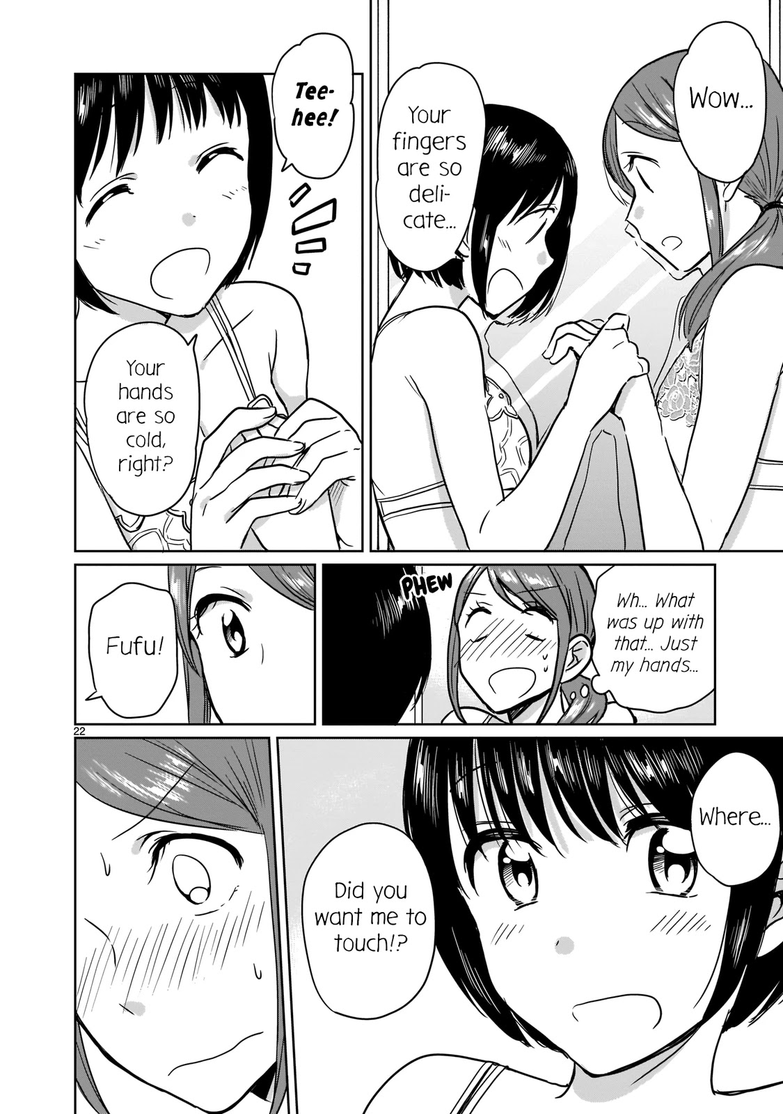 Kami eshi JK to OL fujoshi Chapter 20 page 22 - Chapter 20: And yet, you are making this adult’s heart go wild...