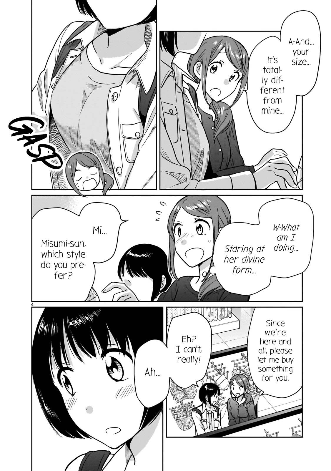 Kami eshi JK to OL fujoshi Chapter 20 page 4 - Chapter 20: And yet, you are making this adult’s heart go wild...