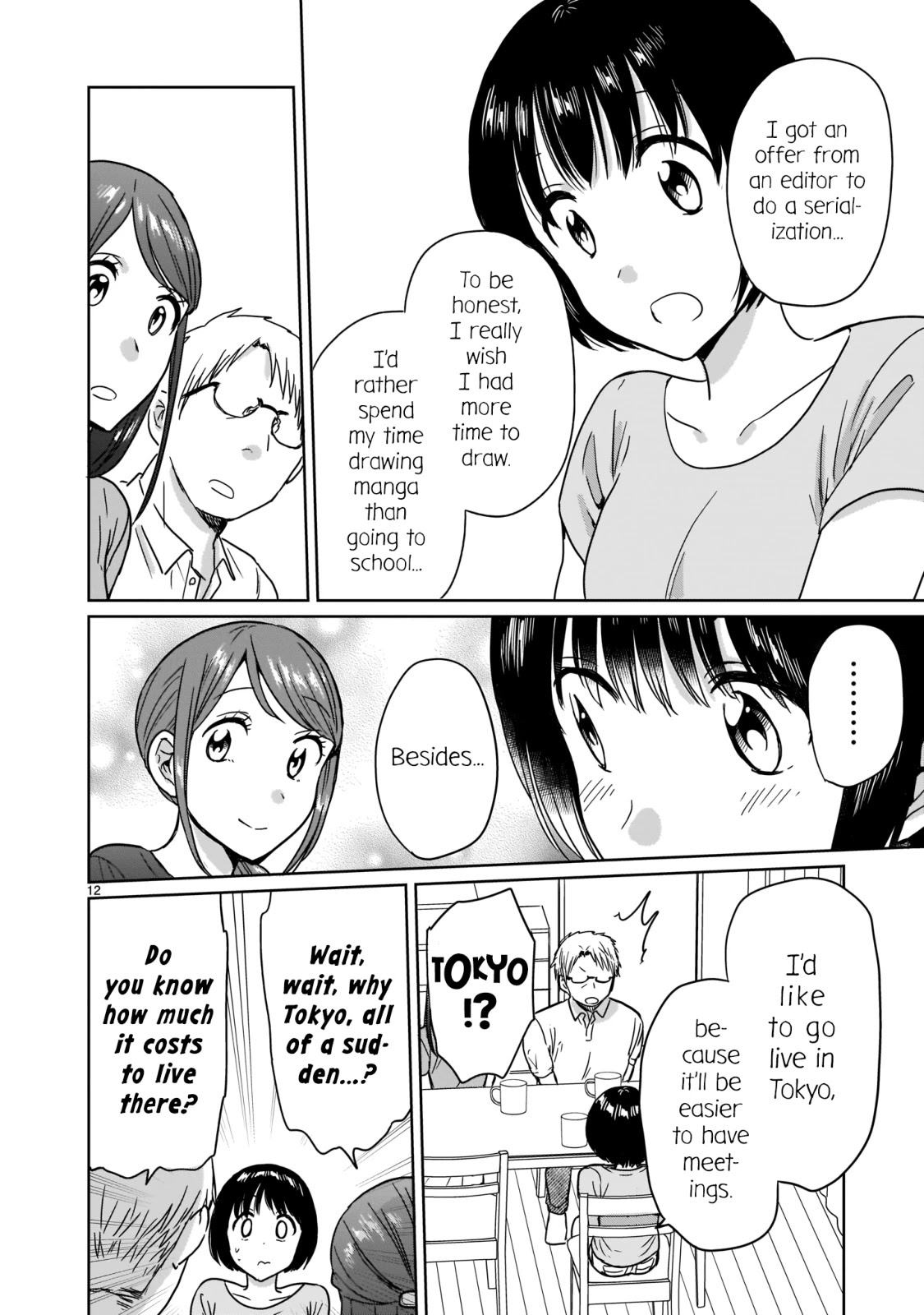 Kami eshi JK to OL fujoshi Chapter 21 page 12 - Chapter 21: It's my fault for not doing things properly