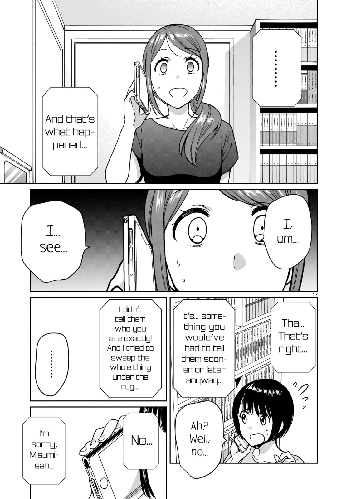 Kami eshi JK to OL fujoshi Chapter 21 page 17 - Chapter 21: It's my fault for not doing things properly