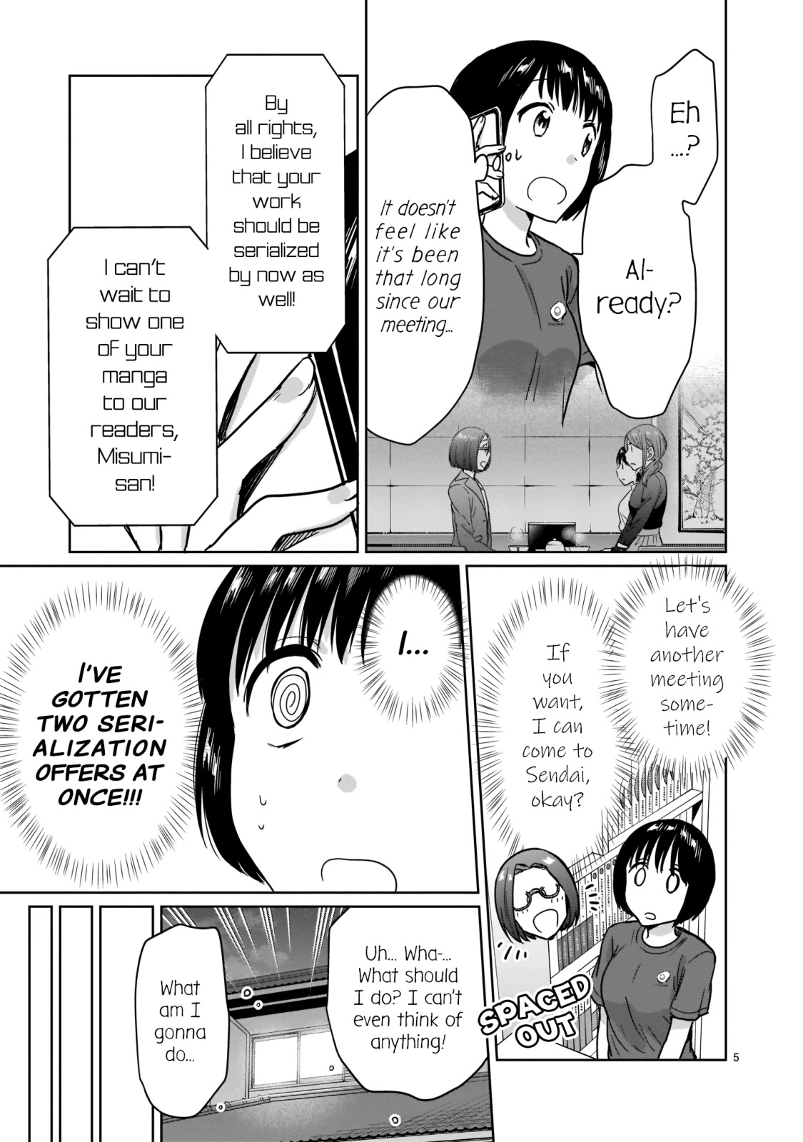 Kami eshi JK to OL fujoshi Chapter 21 page 5 - Chapter 21: It's my fault for not doing things properly