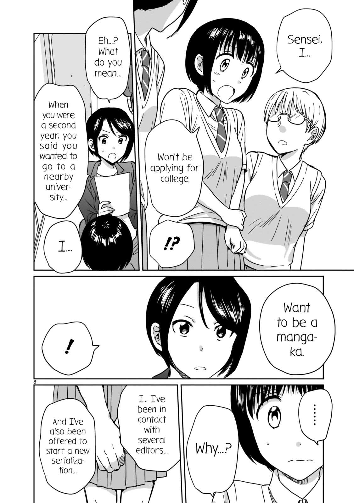Kami eshi JK to OL fujoshi Chapter 21 page 8 - Chapter 21: It's my fault for not doing things properly