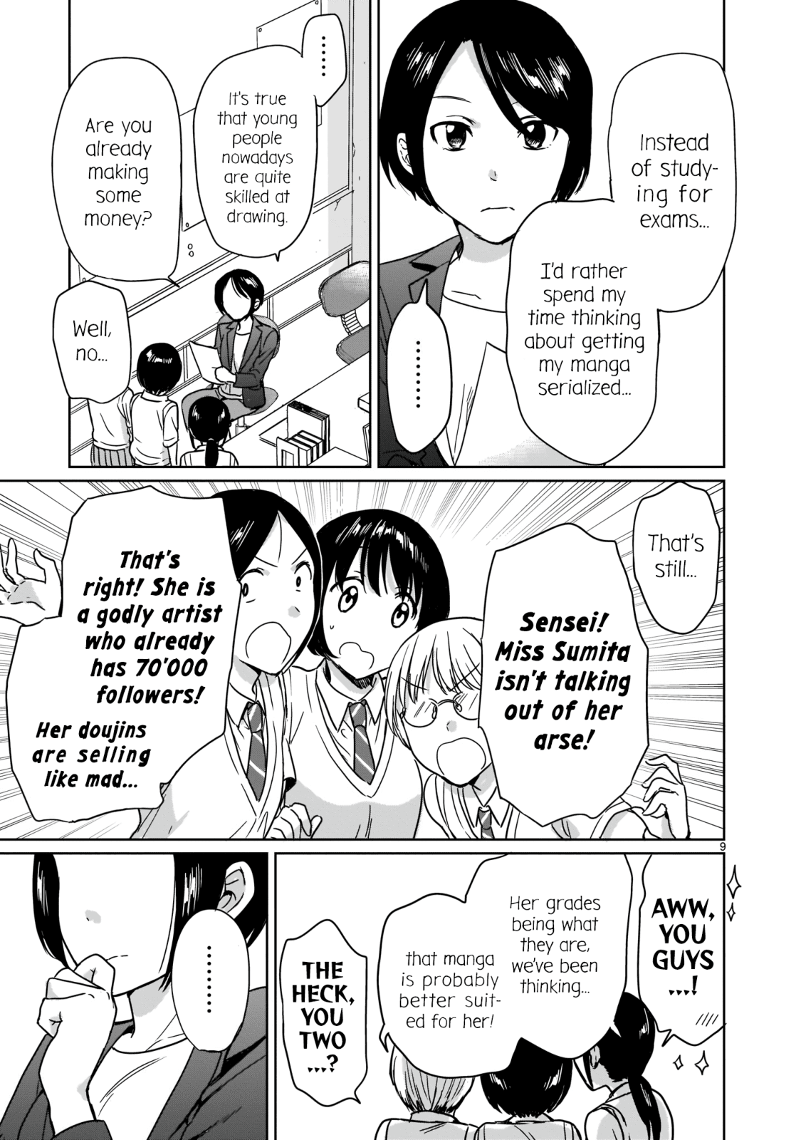 Kami eshi JK to OL fujoshi Chapter 21 page 9 - Chapter 21: It's my fault for not doing things properly