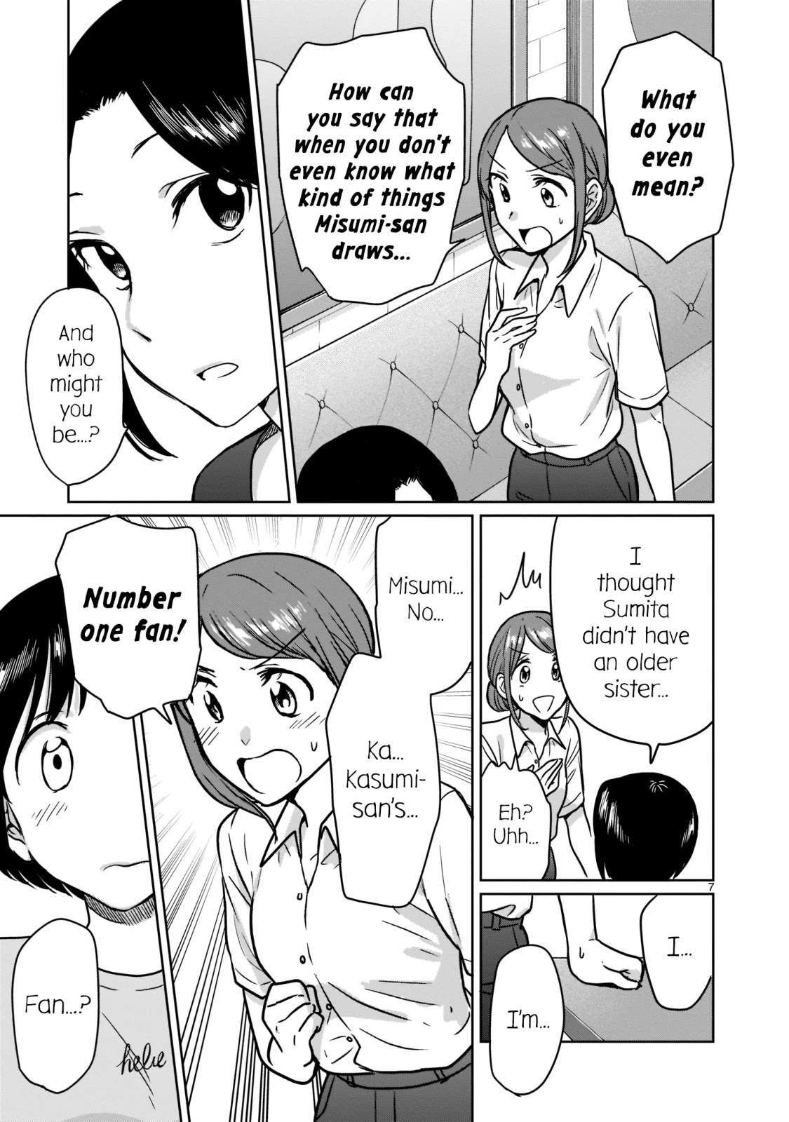 Kami eshi JK to OL fujoshi Chapter 22 page 7 - Chapter 22: To think that... I could see your drawings again...