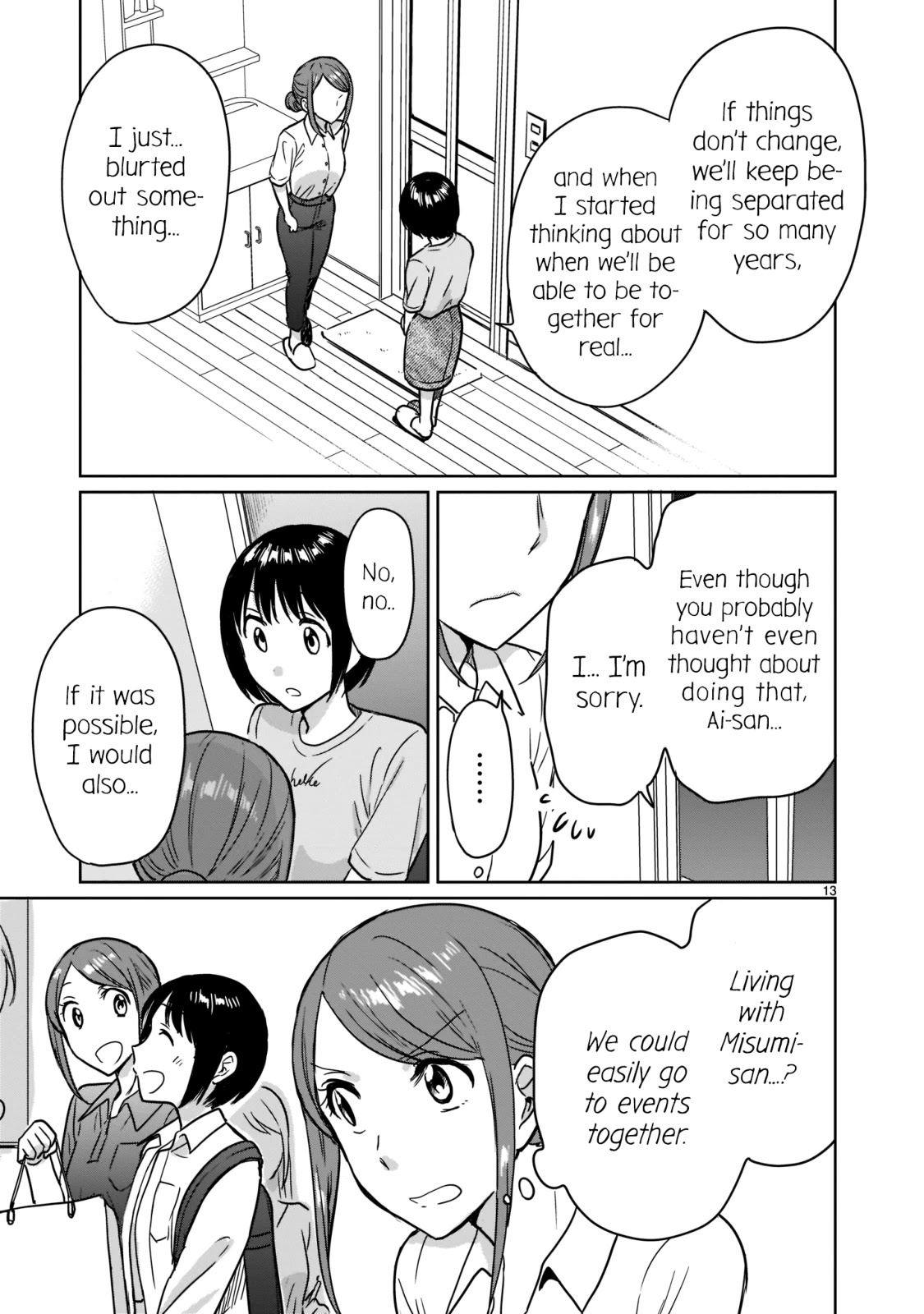 Kami eshi JK to OL fujoshi Chapter 23 page 13 - Chapter 23: T-These are the people who brought the goddess into this world