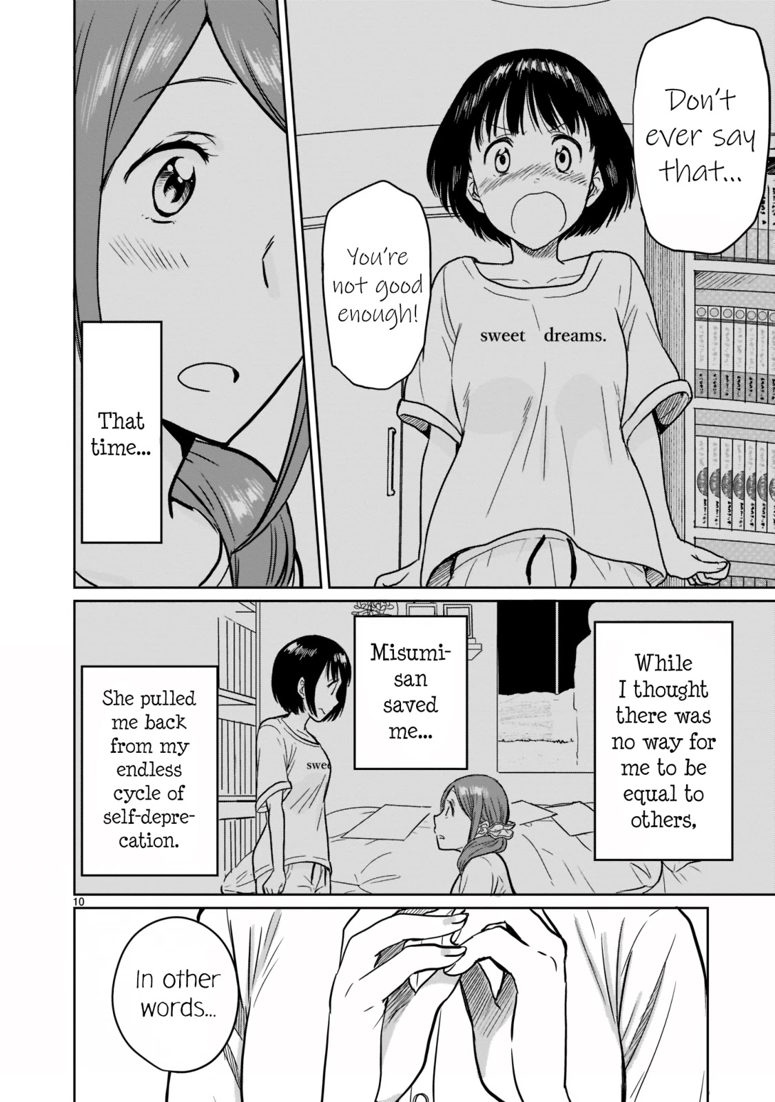 Kami eshi JK to OL fujoshi Chapter 24 page 10 - Chapter 24: I've been going out with her as her lover