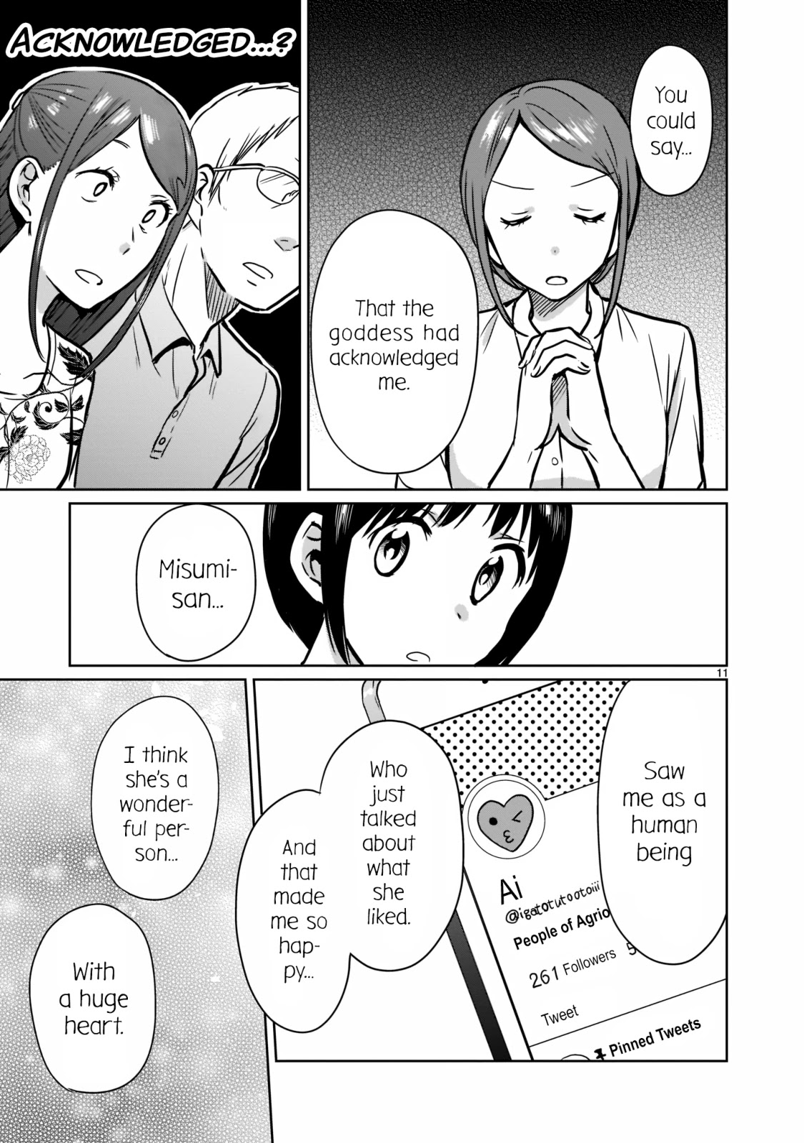 Kami eshi JK to OL fujoshi Chapter 24 page 11 - Chapter 24: I've been going out with her as her lover