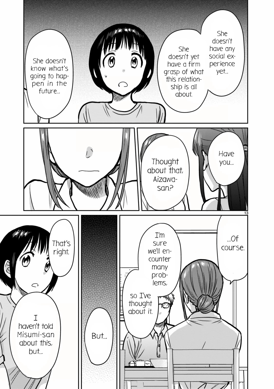 Kami eshi JK to OL fujoshi Chapter 24 page 13 - Chapter 24: I've been going out with her as her lover