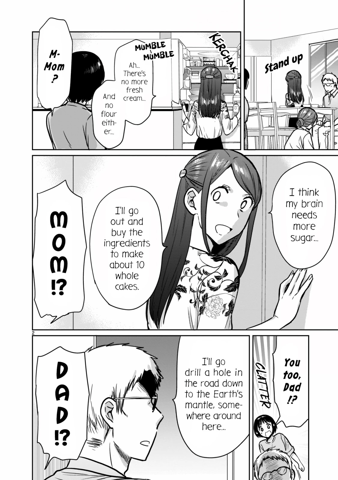Kami eshi JK to OL fujoshi Chapter 24 page 2 - Chapter 24: I've been going out with her as her lover