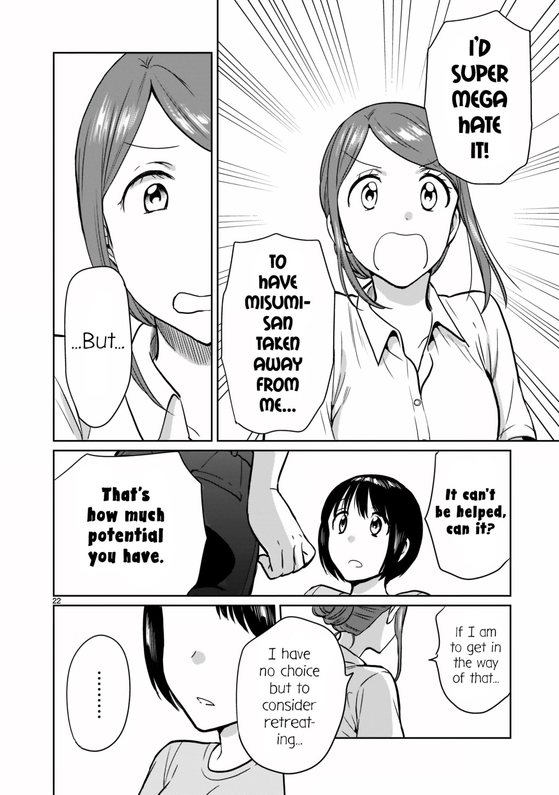 Kami eshi JK to OL fujoshi Chapter 24 page 22 - Chapter 24: I've been going out with her as her lover