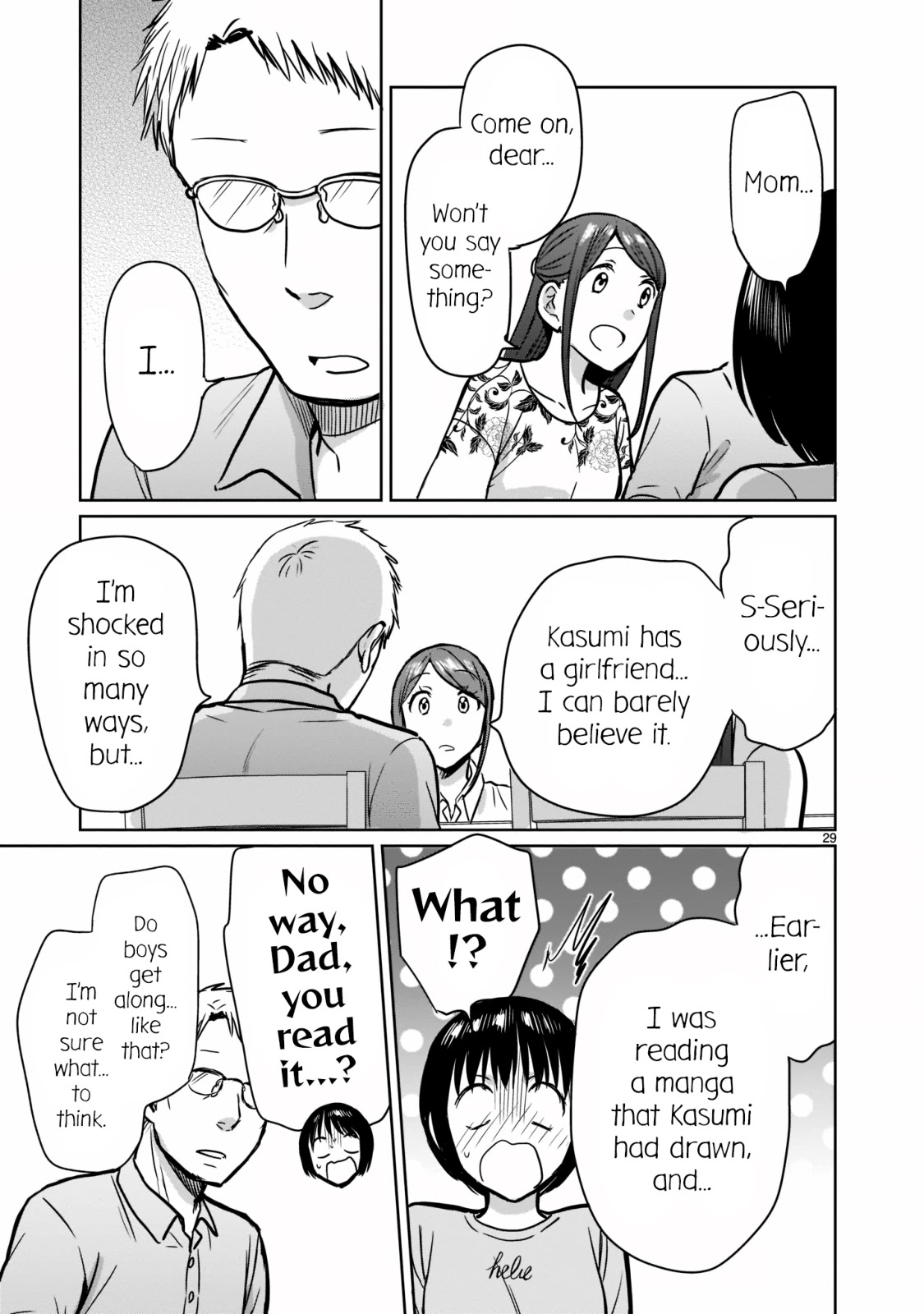Kami eshi JK to OL fujoshi Chapter 24 page 29 - Chapter 24: I've been going out with her as her lover