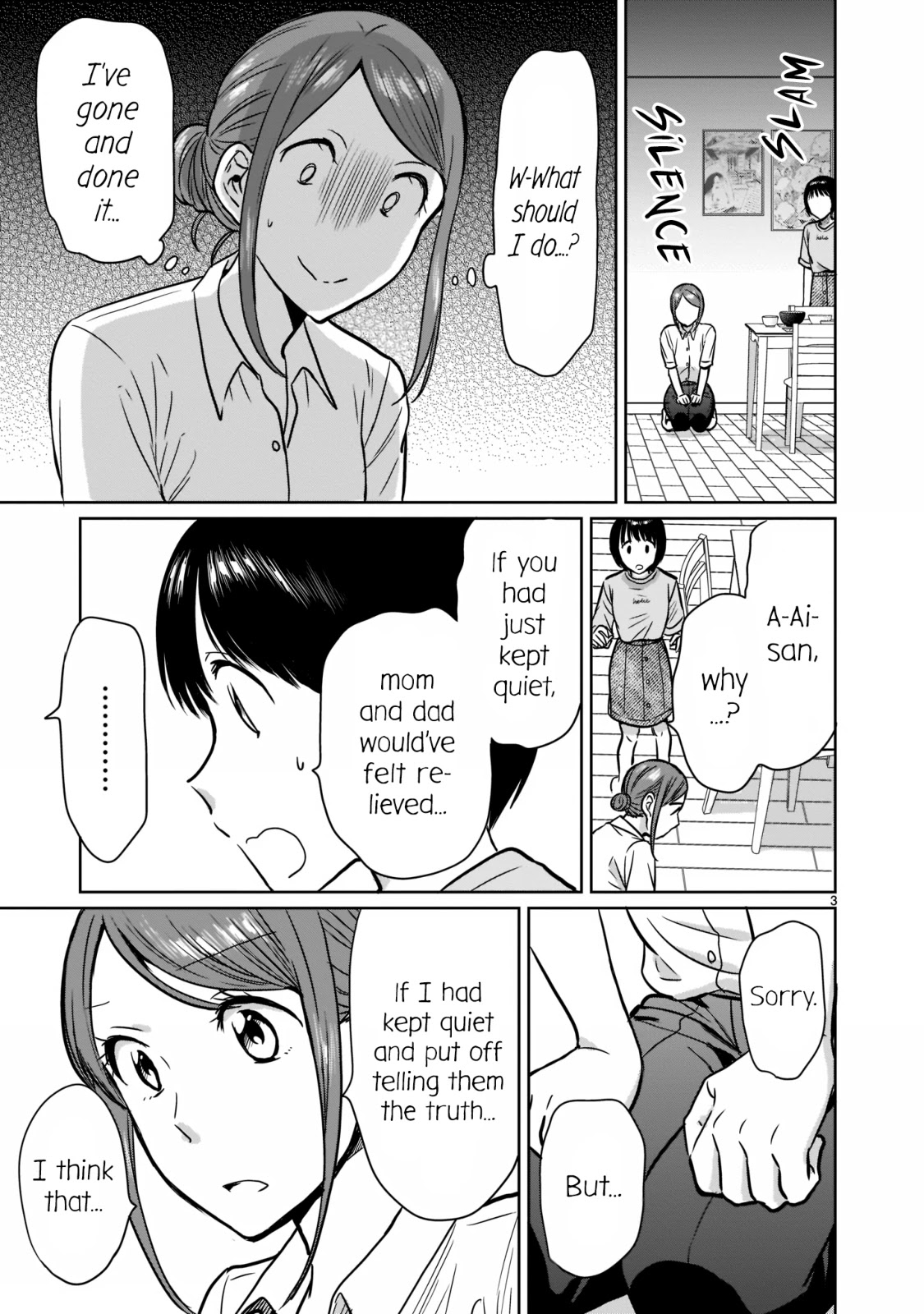 Kami eshi JK to OL fujoshi Chapter 24 page 3 - Chapter 24: I've been going out with her as her lover