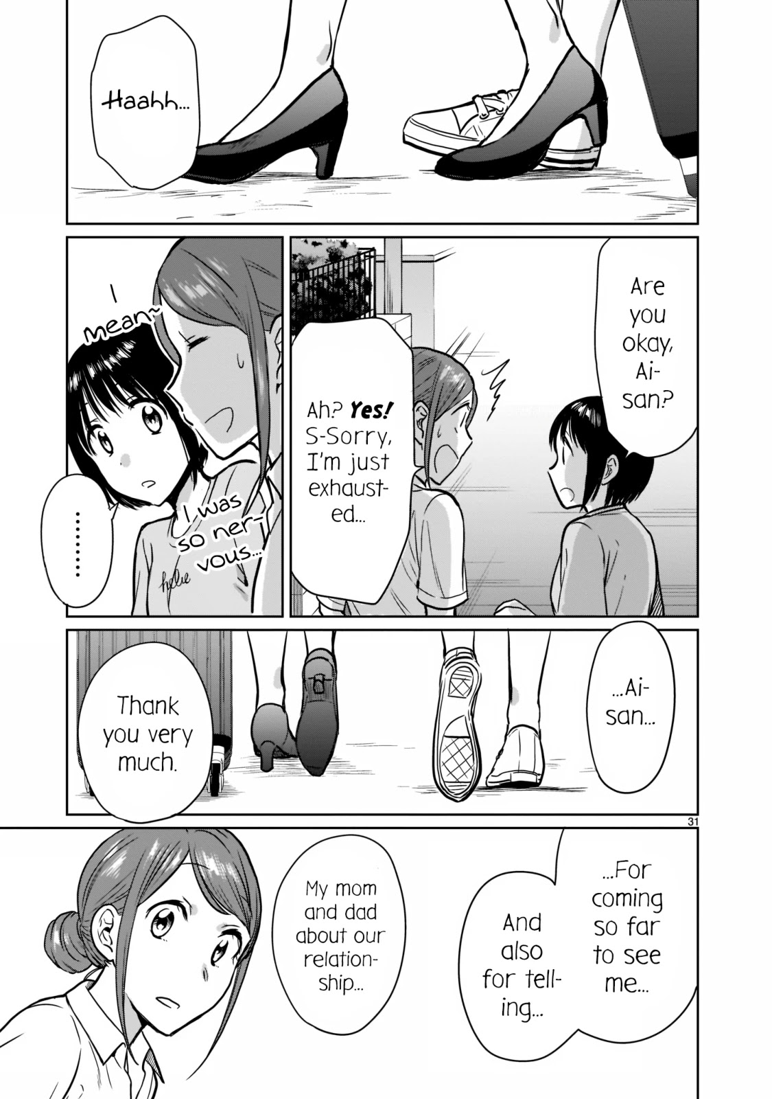 Kami eshi JK to OL fujoshi Chapter 24 page 31 - Chapter 24: I've been going out with her as her lover