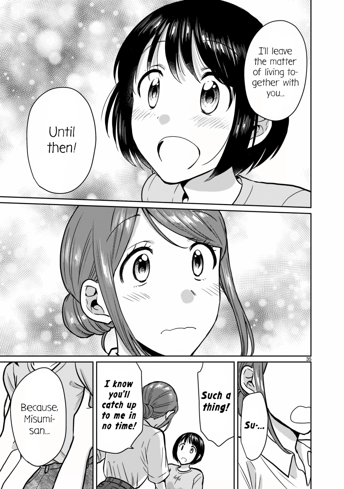 Kami eshi JK to OL fujoshi Chapter 24 page 35 - Chapter 24: I've been going out with her as her lover