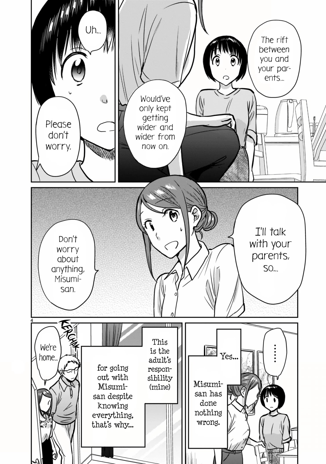 Kami eshi JK to OL fujoshi Chapter 24 page 4 - Chapter 24: I've been going out with her as her lover