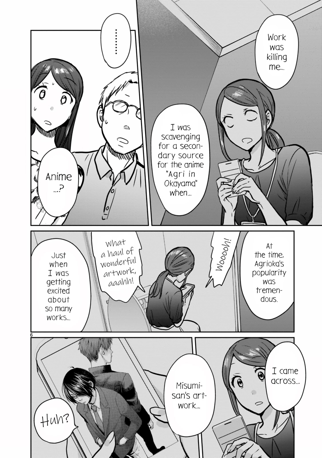 Kami eshi JK to OL fujoshi Chapter 24 page 6 - Chapter 24: I've been going out with her as her lover