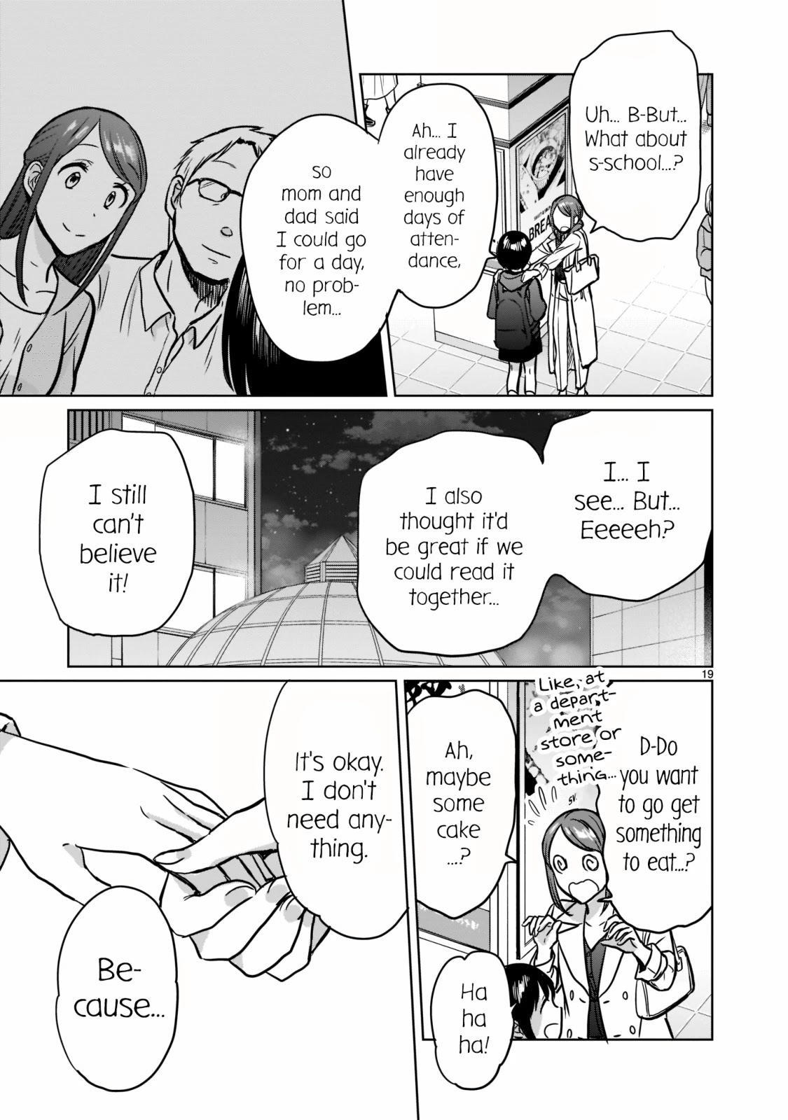Kami eshi JK to OL fujoshi Chapter 25 page 19 - Chapter 25: Creators are... amazing...