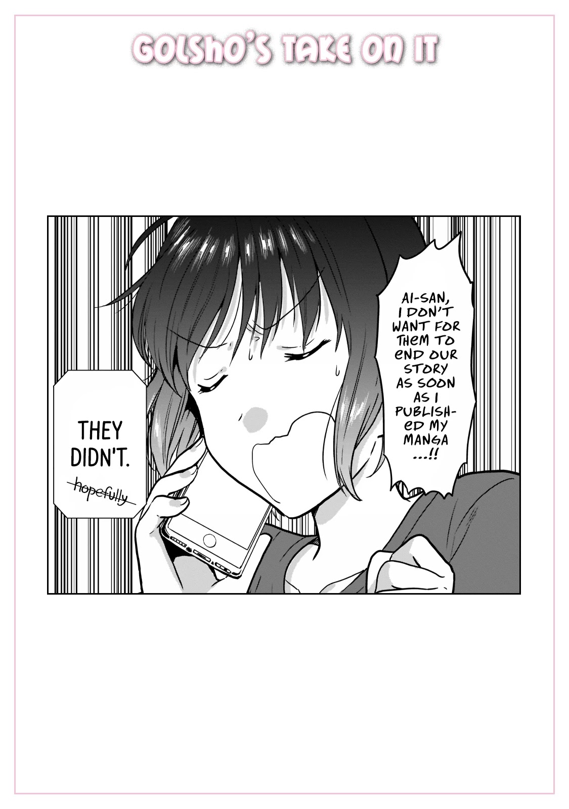 Kami eshi JK to OL fujoshi Chapter 25 page 22 - Chapter 25: Creators are... amazing...