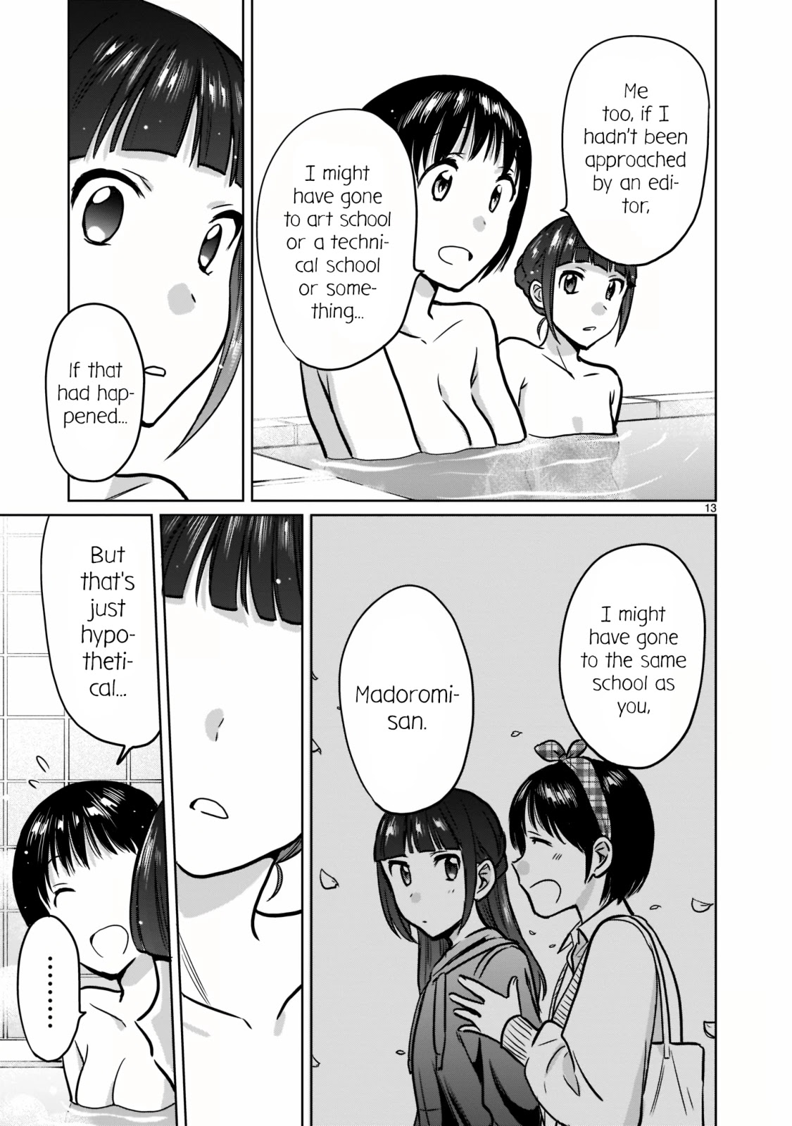 Kami eshi JK to OL fujoshi Chapter 26 page 13 - Chapter 26: Don't mess with the calories!!