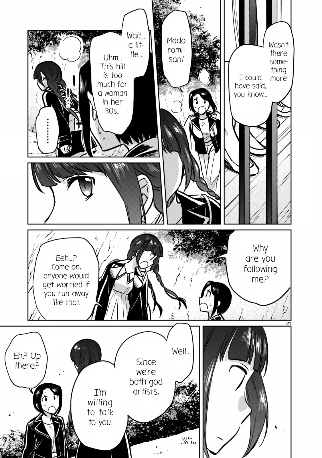 Kami eshi JK to OL fujoshi Chapter 26 page 21 - Chapter 26: Don't mess with the calories!!