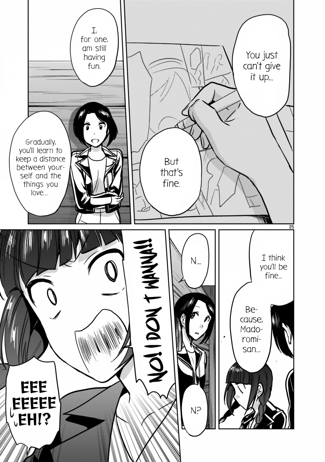Kami eshi JK to OL fujoshi Chapter 26 page 25 - Chapter 26: Don't mess with the calories!!
