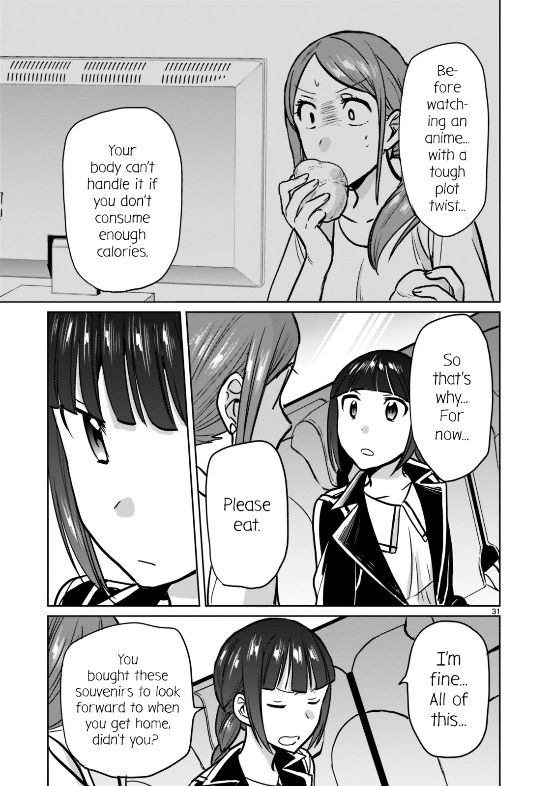 Kami eshi JK to OL fujoshi Chapter 26 page 31 - Chapter 26: Don't mess with the calories!!