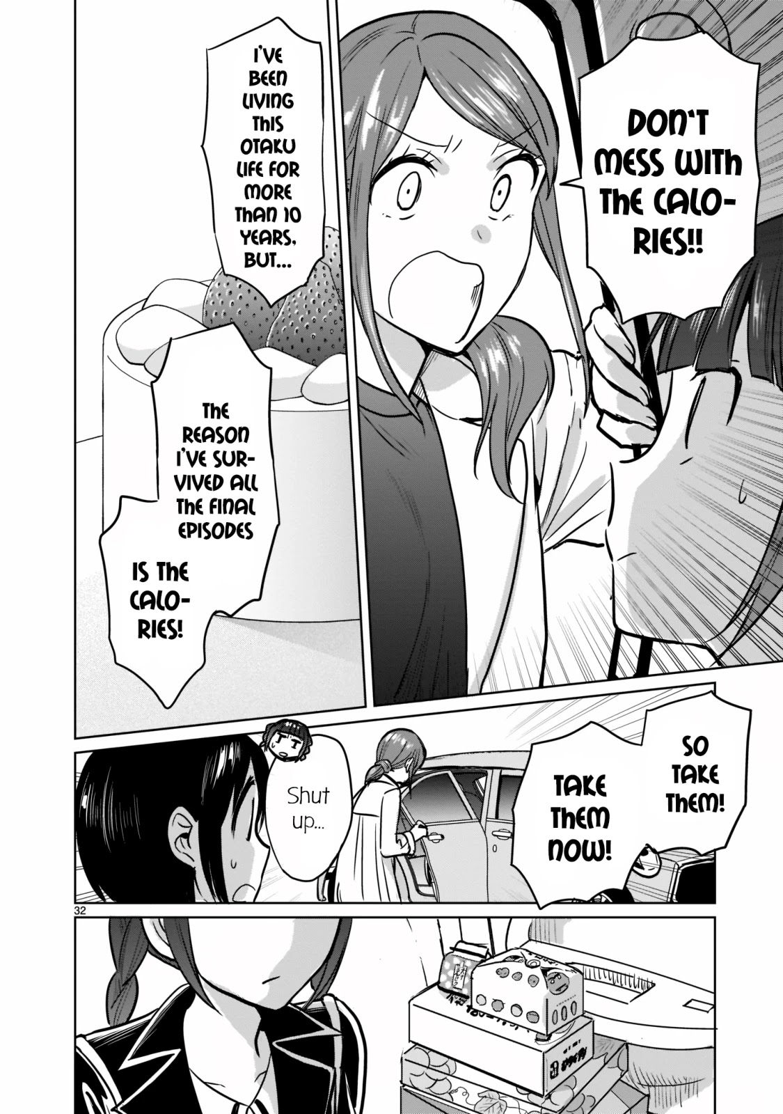Kami eshi JK to OL fujoshi Chapter 26 page 32 - Chapter 26: Don't mess with the calories!!