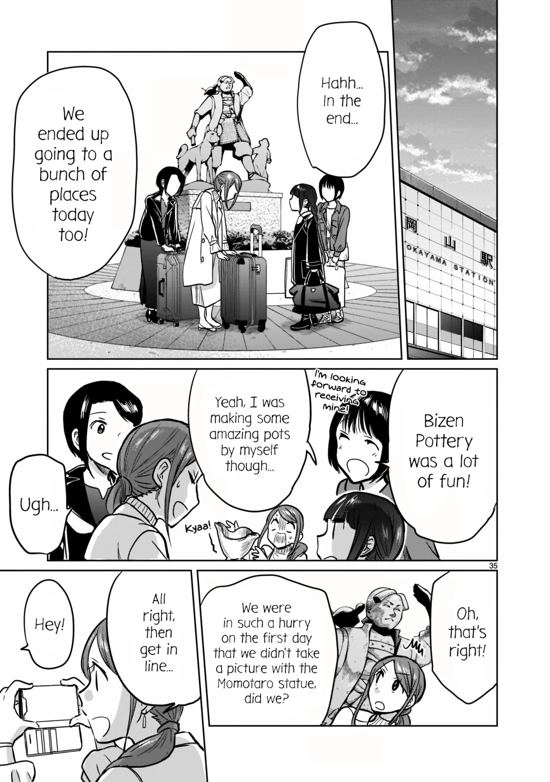 Kami eshi JK to OL fujoshi Chapter 26 page 35 - Chapter 26: Don't mess with the calories!!